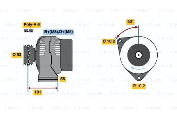 Dynamo / Alternator CITROËN XSARA (1.8 D,1.9 D,1.9 SD,1.9.., Auto-onderdelen, Motor en Toebehoren, Nieuw, Ophalen of Verzenden