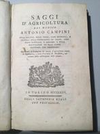 Antonio Campini - Saggi D’agricoltura - 1774, Antiek en Kunst