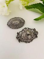 Zilver, 935 - Art Deco - Marcasieten - Broche