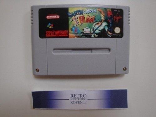 Earthworm Jim [Super Nintendo], Spelcomputers en Games, Games | Nintendo Super NES, Zo goed als nieuw, Ophalen of Verzenden