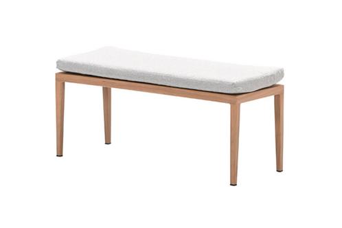GI Sardinia tuinbank - Aluminium Teak look/Zand, Tuin en Terras, Tuinbanken, Nieuw, Overige materialen, Verzenden