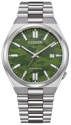 Citizen Tsuyosa NJ0159-86X automatisch horloge 40 mm, Nieuw, Staal, Citizen, Polshorloge