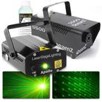 BeamZ Apollo Multipoint laser met S500 rookmachine met rookv, Verzenden, Nieuw, Laser