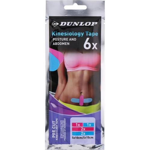 Dunlop Kinesiotape buik/borst - 6 stuks - elastisch katoe..., Sieraden, Tassen en Uiterlijk, Overige Accessoires, Nieuw, Ophalen of Verzenden