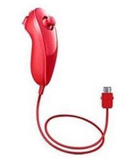 Wii Nunchuk Rood (Wii Accessoires) (Nintendo Wii), Spelcomputers en Games, Spelcomputers | Nintendo Wii, Zo goed als nieuw, Ophalen of Verzenden