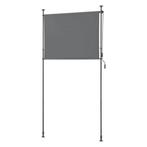 [pro.tec] Rolgordijn voor buiten Cimarra 150x270 cm donkergr, Verzenden, Nieuw