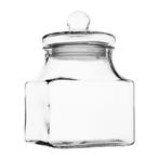 Glazen voorraadpot | Vierkant | 2,4L, Verzenden