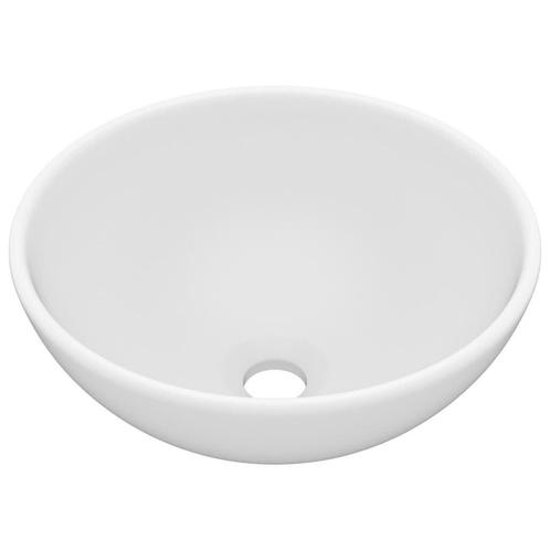 Wastafel 32,5cm Keramiek | Retourdeal | Luxe Uitstraling, Doe-het-zelf en Verbouw, Sanitair, Nieuw, Steen, Wastafel, Ophalen of Verzenden