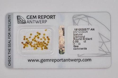 Zonder Minimumprijs - 57 pcs Diamant (Natuurlijk) - 0.89 ct, Sieraden, Tassen en Uiterlijk, Edelstenen
