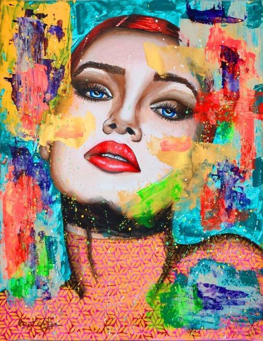 Margot Laffon - Urban Gaze - Original painting, Antiek en Kunst, Kunst | Designobjecten