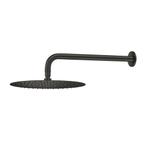 Hoofddouche Qisani Flow met wanddouchearm Ø 30 cm Geborsteld, Ophalen of Verzenden, Nieuw, Kraan