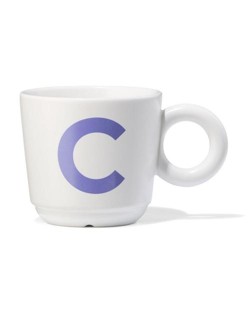 HEMA Mok 280ml letter C, Huis en Inrichting, Keuken | Servies, Nieuw, Verzenden