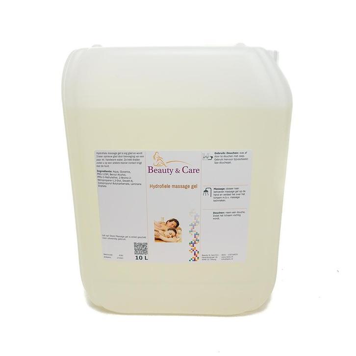 Beauty & Care Hydrofiele massage gel 10 liter 10 L.  new, Sport en Fitness, Massageproducten, Nieuw, Ophalen of Verzenden