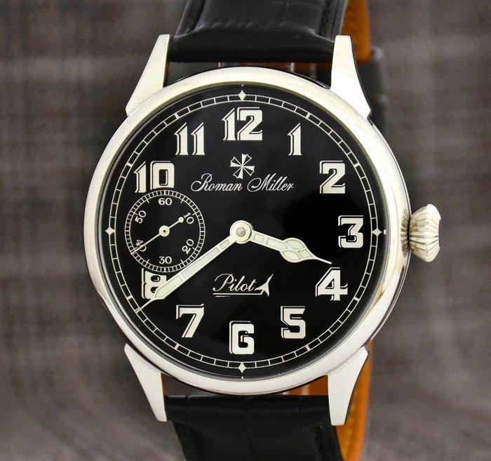 Roman Miller - Pilot, Military watch - Zonder minimumprijs -, Sieraden, Tassen en Uiterlijk, Horloges | Heren