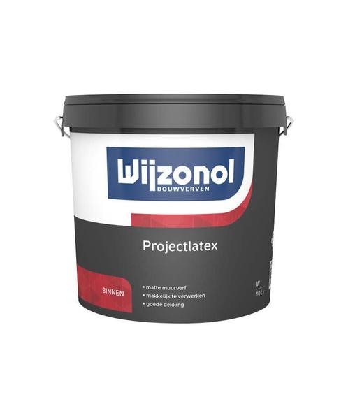 Projectlatex Mat Wit en Lichte Kleuren 2,5 liter, Doe-het-zelf en Verbouw, Verf, Beits en Lak, Nieuw, Ophalen of Verzenden