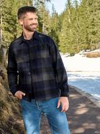 Casa Moda Casual Outdoor Geblokt Overhemdjack 544367400-145, Verzenden, Nieuw, Blauw