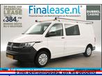 Volkswagen Transporter 2.0 TDI L2H1 DC Airco PDC IMP €389pm, Volkswagen, Wit, Nieuw, Lease