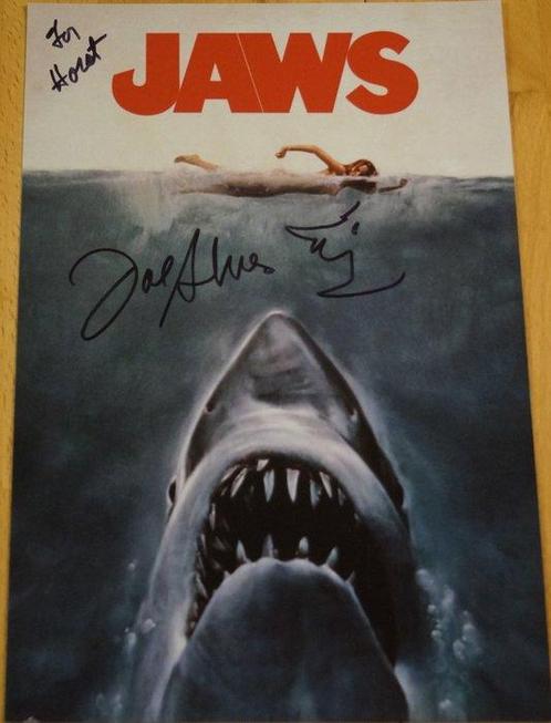 Jaws - Fantastic Autograph of Joe Alves production designer, Verzamelen, Film en Tv