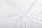 Fluweel stof wit stof - 10m rol - Velours stretch, Hobby en Vrije tijd, Stoffen en Lappen, 200 cm of meer, Nieuw, Polyester, 120 cm of meer