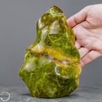 Stralende groene opaal & agaatvlam uit Madagaskar – Een, Verzamelen, Mineralen en Fossielen