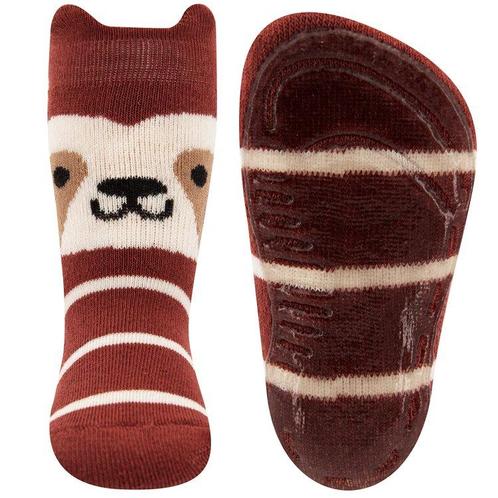 Antislipsok met Wasbeer en Oortjes - Bruin - Ewers-19/20 NIE, Kinderen en Baby's, Babykleding | Schoentjes en Sokjes, Meisje, Nieuw