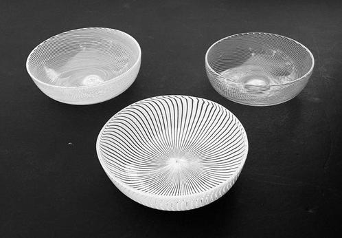 Venini - Kom (3) - Muranoglas - filigrane diverse, Antiek en Kunst, Antiek | Glas en Kristal