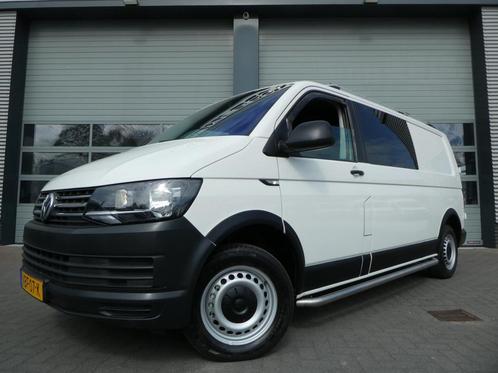 Volkswagen Transporter 2.0 TDI L2H1 DC dubbel cabine 6 zits, Auto's, Bestelauto's, Lease, Handgeschakeld, Wit, Financial lease