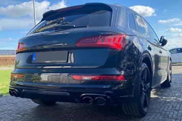 Audi Q5 SUV FY Diffuser Dubbele Uitlaat glans zwart