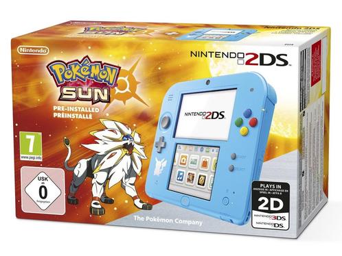 Nintendo 2DS Console - Pokemon Sun Edition (Nieuw in beschad, Spelcomputers en Games, Spelcomputers | Nintendo 2DS en 3DS, Nieuw