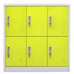 Moderne Metalen Locker Kast met 6 Afsluitbare Vakken, Huis en Inrichting, Kasten | Overige, Verzenden, Nieuw