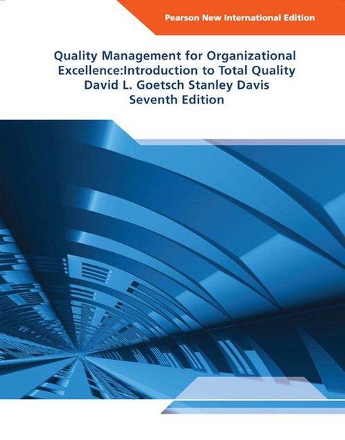 9781292022338 Quality Management For Organizational Excel..., Boeken, Informatica en Computer, Zo goed als nieuw, Verzenden