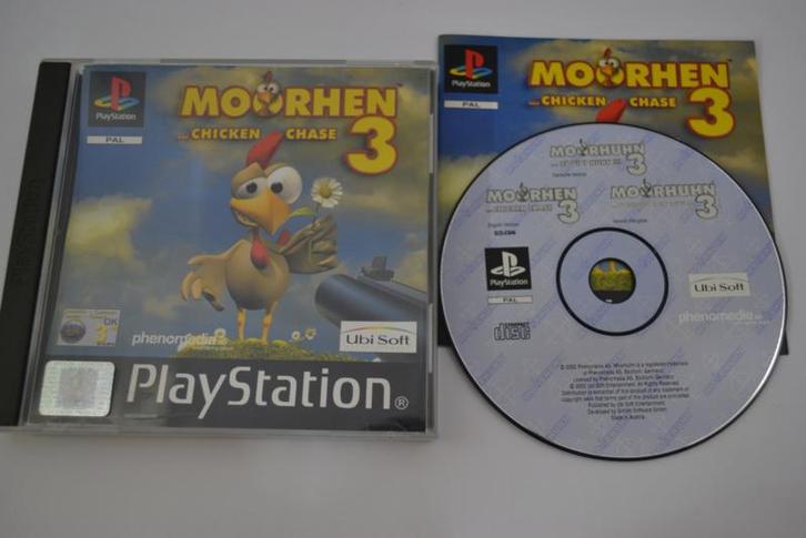 Moorhen 3 - Chicken Chase (PS1 PAL), Spelcomputers en Games, Games | Sony PlayStation 1, Zo goed als nieuw, Verzenden