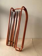 Bank - Hout, IJzer - Vintage originele Sledge