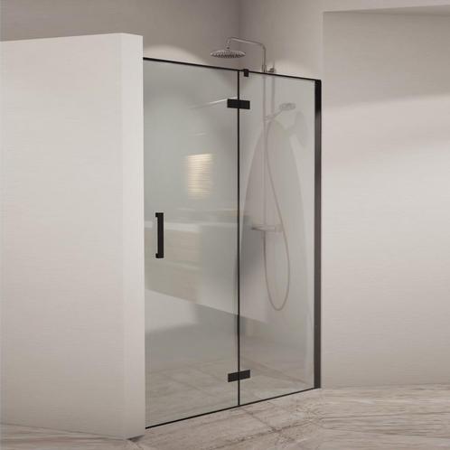 Nisdeur BWS PC Design 110x200 cm 8mm Mat Zwart, Doe-het-zelf en Verbouw, Sanitair, Douche, Nieuw, Ophalen of Verzenden