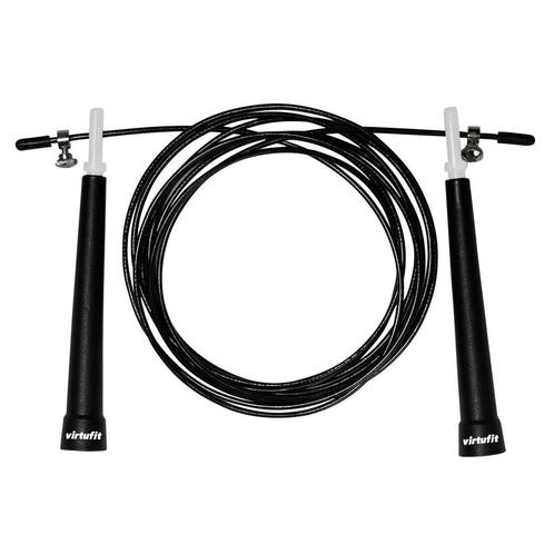 VirtuFit Speedrope - Springtouw - Verstelbaar - Zwart, Sport en Fitness, Springtouwen, Verzenden