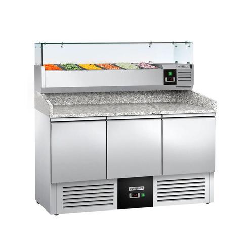 GGM Gastro | Pizza koelwerkbank PREMIUM - 1400x700mm - 3 |, Zakelijke goederen, Horeca | Meubilair en Inrichting, Verzenden