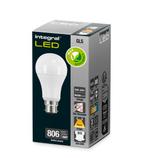 Integral LED lamp B22 4.3W 806lm 2700K Mat Niet-Dimbaar A..., Ophalen of Verzenden, Nieuw