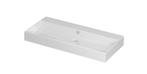 Wastafel Unlimited Porselein zonder kraangat 100 cm x 45 cm, Ophalen of Verzenden, Nieuw, Overige typen