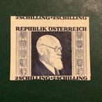 Oostenrijk 1946 - 2 + 2 Schilling Renner ongetand (wit, Gestempeld