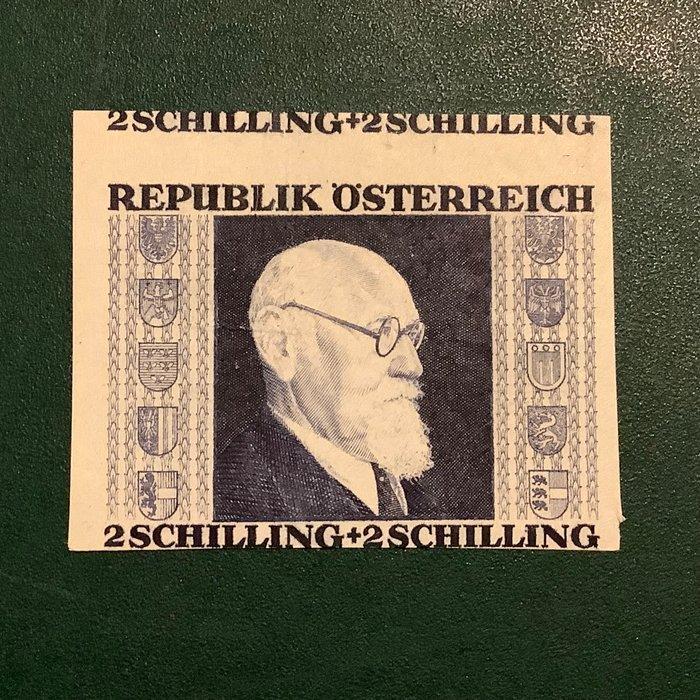 Oostenrijk 1946 - 2 + 2 Schilling Renner ongetand (wit, Postzegels en Munten, Postzegels | Europa | Oostenrijk