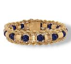 Armband - 14 karaat Geel goud, 14K Geel Goud geweven armband, Sieraden, Tassen en Uiterlijk, Armbanden, Nieuw