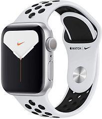 Apple Watch Nike Series 5 40 mm aluminium kast zilver op, Telecommunicatie, Overige Telecommunicatie, Gebruikt, Verzenden