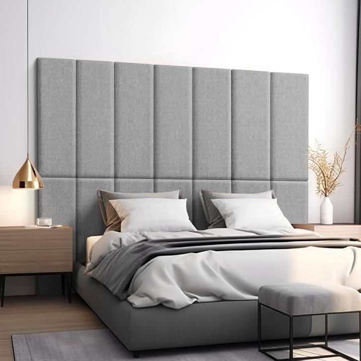 Gestoffeerde wandpanelen Carpino set van 2 stof 90x30 cm lic, Doe-het-zelf en Verbouw, Platen en Panelen, Verzenden