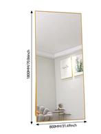 Staande Spiegel 180×80 cm – Vrijstaand en Kantelbaar Ontwerp, Huis en Inrichting, Verzenden, Nieuw