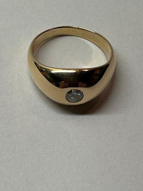 Ring - 18 karaat Geel goud Diamant (Natuurlijk) - Prachtige, Sieraden, Tassen en Uiterlijk, Ringen