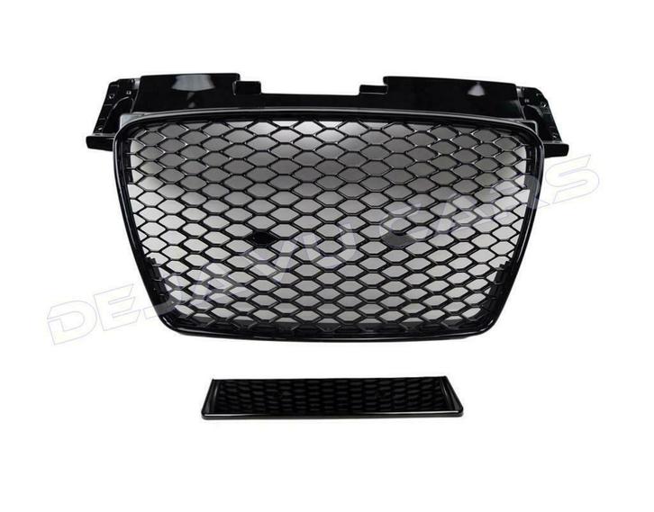 TT RS Look Bumper Front Grill Black Edition voor Audi TT 8J, Auto-onderdelen, Carrosserie en Plaatwerk, Voor, Bumper, Nieuw, Audi