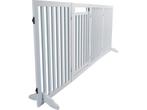 Trixie - Hondenhek Met Deur - Wit - 60-160X81 cm, Verzenden, Nieuw