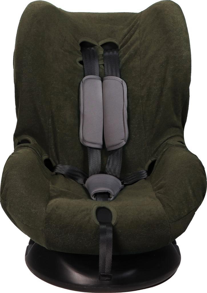 MamaLoes Badstof Groen Groep 1+ Autostoelhoes, Kinderen en Baby's, Autostoeltjes, Nieuw, Verzenden