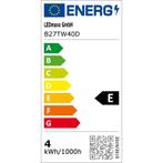 Ledmaxx LED kaarslamp gedraaid E14 4W 440lm 2700K helder..., Ophalen of Verzenden, Nieuw