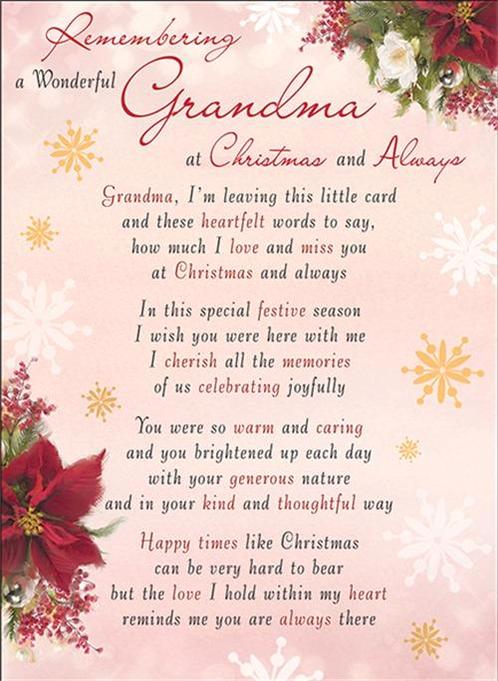 Rouwkaart herdenkingskaart remembering a wonderful grandma, Hobby en Vrije tijd, Knutselen, Nieuw, Ophalen of Verzenden